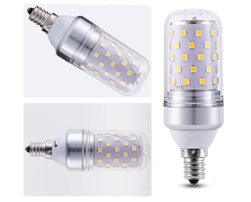 E27 b15 b22 e26 25w 40w led majspære smd 2835 led pære 110v-220v led'er stearinlys spotlight