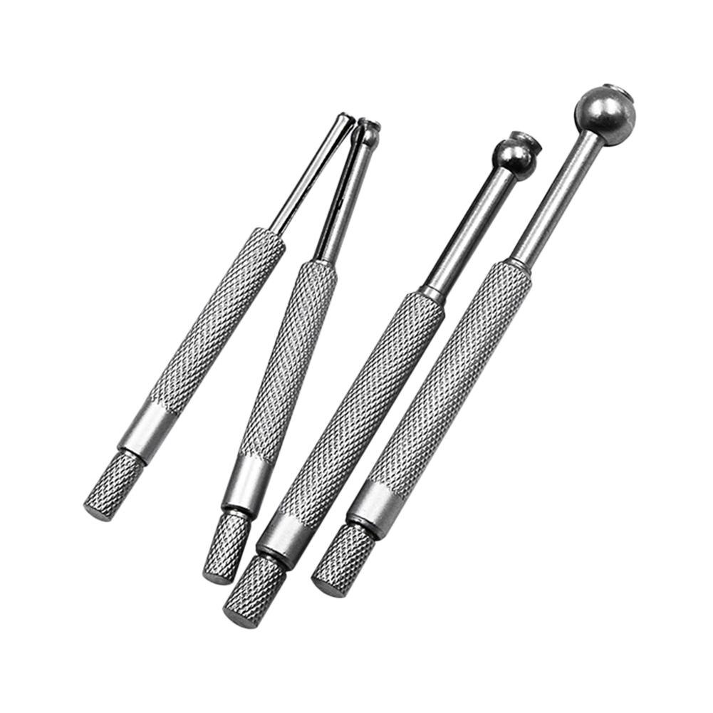4pcs/set Ball Small Hole Gauge Steel Telescopic Gage Set 3-13mm Internal Gauge