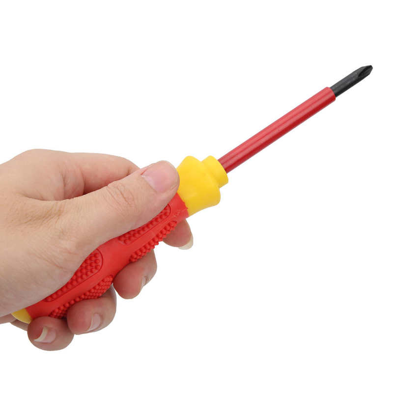 9pcs/set 1000V Insulated Screwdriver Set High Hardness Hand Tools for Electrical Maintenance Work Ratchet Screwdriver