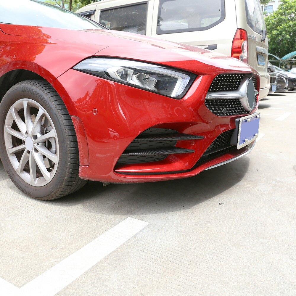 4 x abs chromen auto koplamp decoratiestrips voor mercedes-benz a-klasse  a180 a200 w177 accessoires