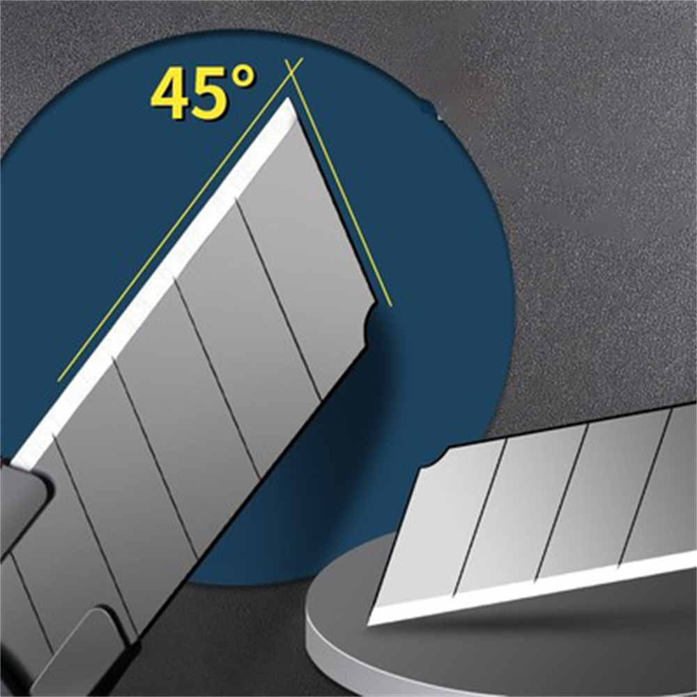 Retractable Utility Knife Student Handmade Paper Cutter Express Box Opener Auto Lock Carbon Steel Sharp Cutting Tool
