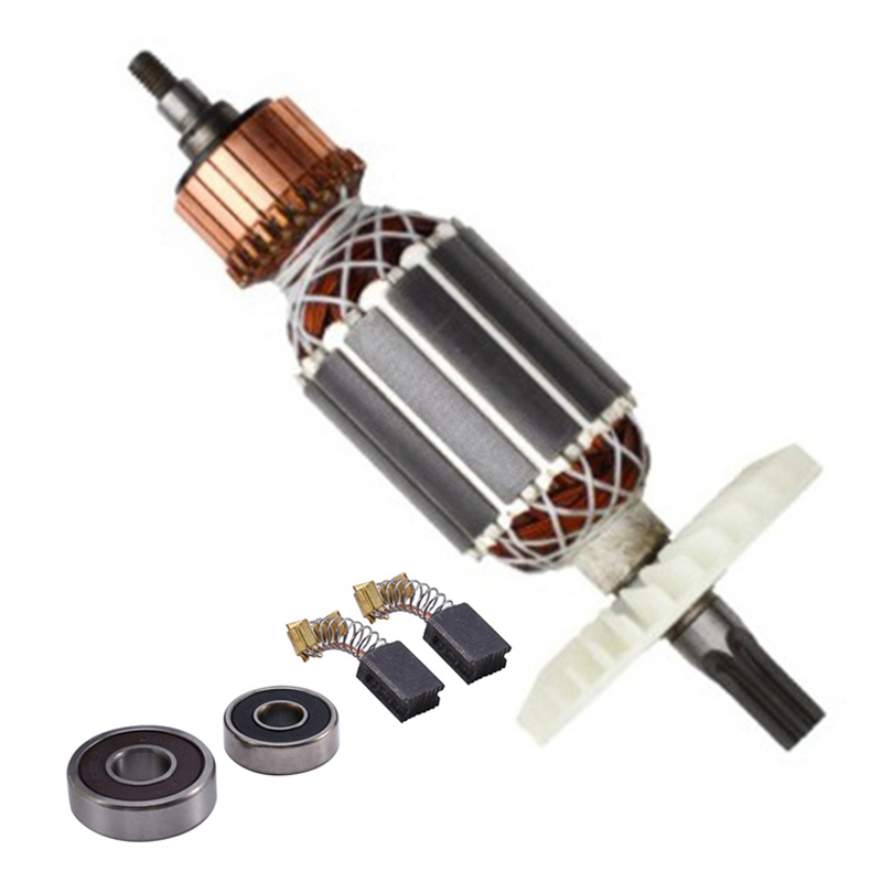 220V Rotor Anker Vervangen Voor Hitachi 360591E DH40MRY DH40M DH40MR DH40SR DH40FR Spline Schacht Boorhamer: Default Title
