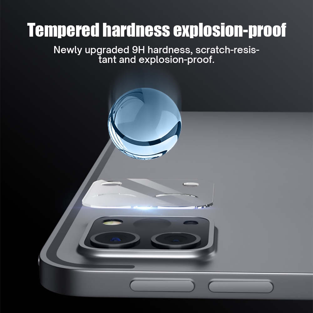 3 Pcs iPad Camera Lens Tempered Glass For iPad Pro 11 12.9 mini 6 Air 4 10.9 10.2 7/8/9th gen Camera Lens Protector