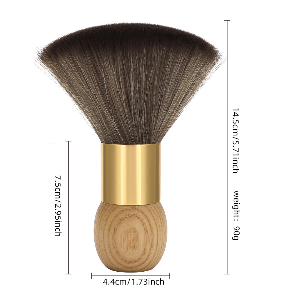 Professionelle Barbier Nacken Staubtuch Haar Schneiden Pinsel Weichen Borsten Salon Reinigung Pinsel Für Entfernen verlieren Haare: Burgunderrot