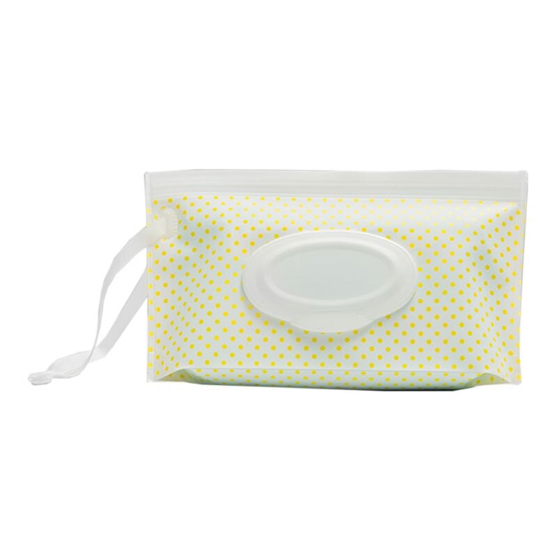 Boîte de lingettes humides pour bébé Portable contenant des lingettes: Argent