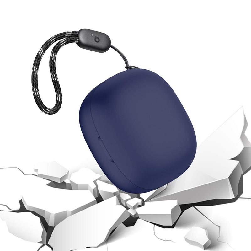 Stofdichte Hoes Voor Soundcore P20i Oplaaddoos Beschermhoes Zachte Siliconen Hoes Draadloze Oortelefoon Hoes Hoes Met Lanyard