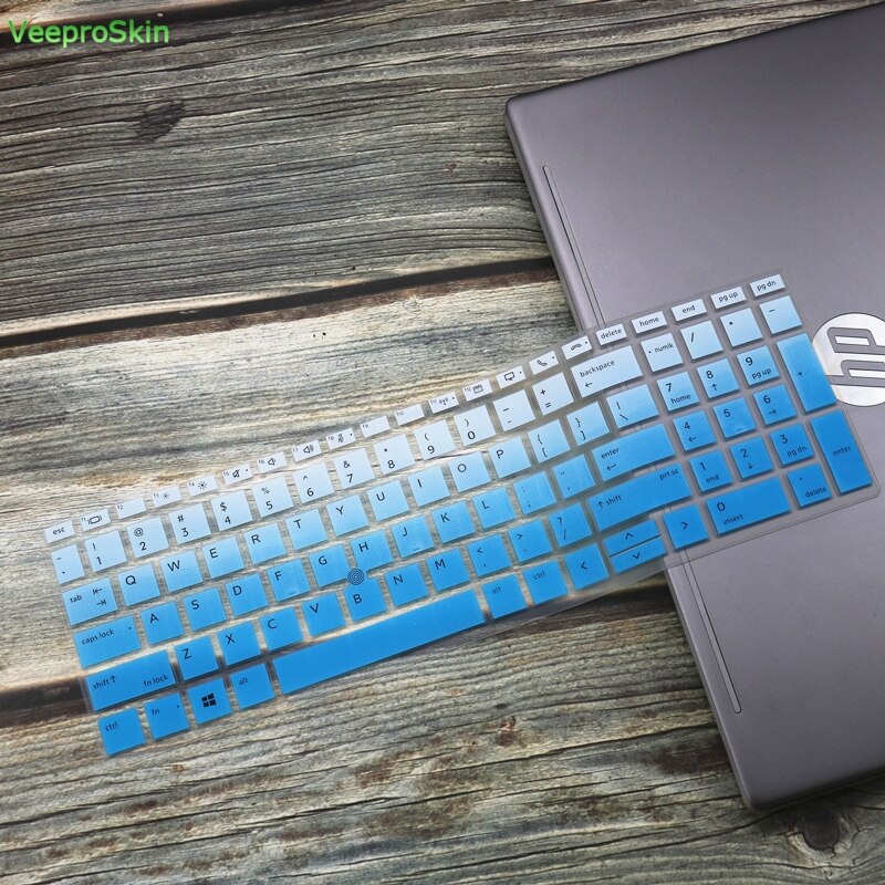 Laptop tastatur cover protector skin til 15.6 " hp elitebook 755 g5 850 g5 15.6 tommer: Fadeblue