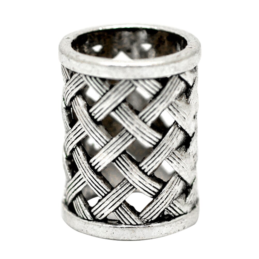 10 Uds Clips joyería artesanal decoración de peinado 17mm agujero Dreadlock Cuff trenzado accesorios anillos cuentas horquilla de pelo DIY