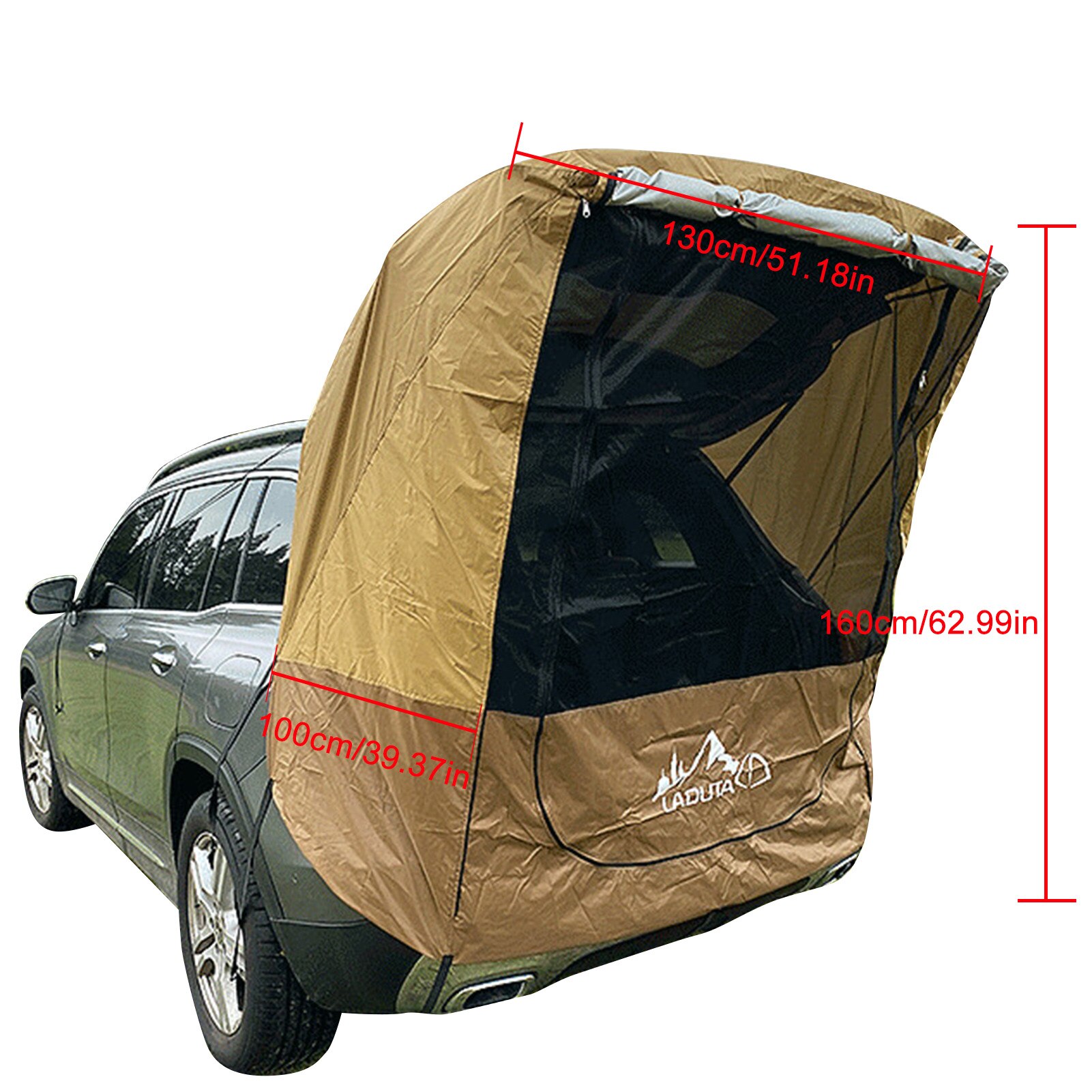 Truck Tent Sun Shelter Auto Canopy Portable Camper Car Trunk Tent Sunshade Trailer Rainproof For Self-driving Tour Barbecue