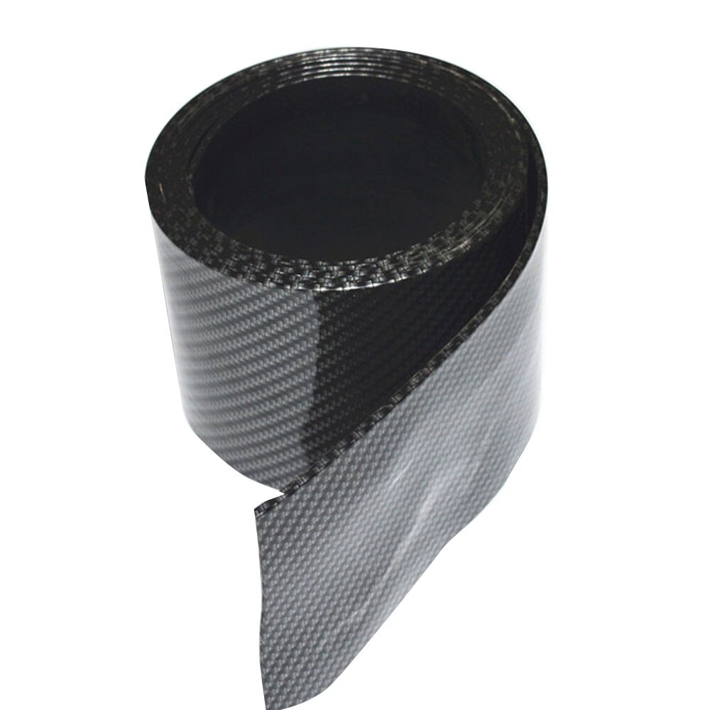 2M x 30mm/50mm Plastic Car Chrome Moulding Trim Strip Tape DIY Decoration Auto Door Edge Guard Protector Car Decor Strip: Black