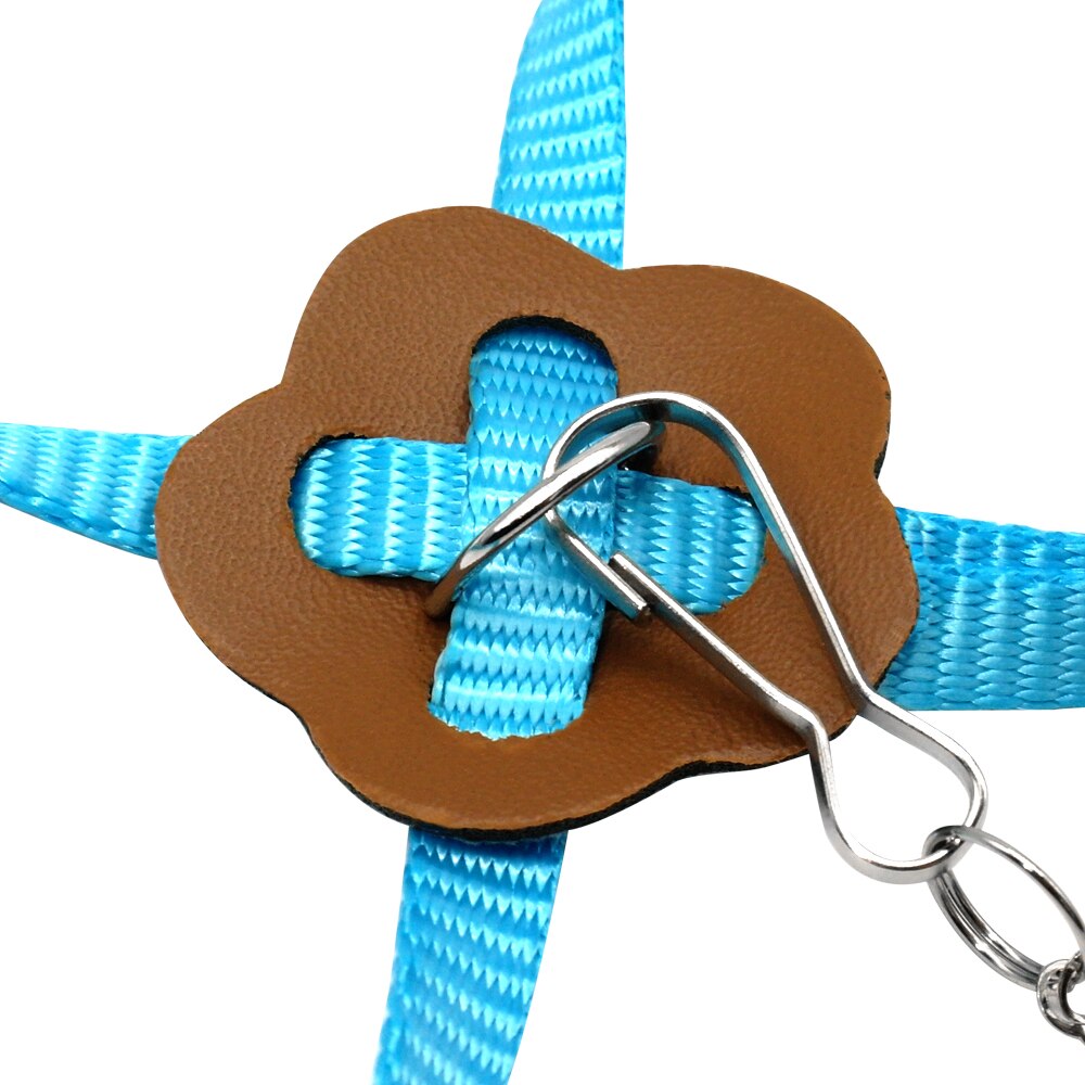 Einstellbare Haustier nutzbar machen und Leine Für Hamster Frettchen Ratte Maus Hase Nylon Geschirre Weste Blei Seil Leine Guinea Schwein Zubehör