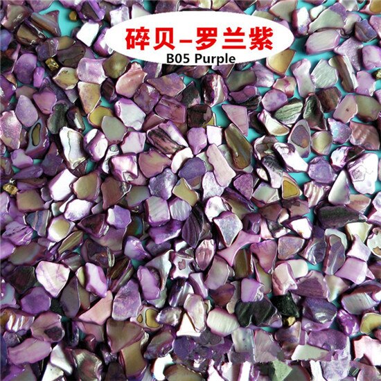 100 g/partij Kleurrijke Crush Shell Fragment Voor DIY Shell Schilderen Kleuterschool Handgemaakte Craft Materiaal Pakket Art Decor Maken Tool