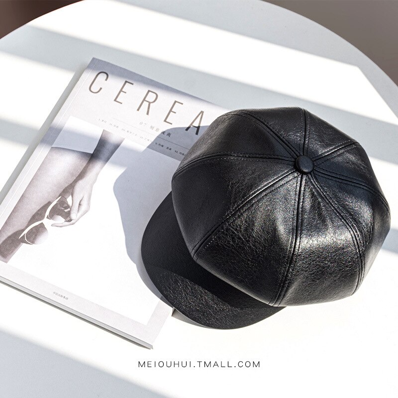 Capitulum saviour to Philippines often joker leather octagonal cap children han edition tide restoring ancient way beret: MULTI