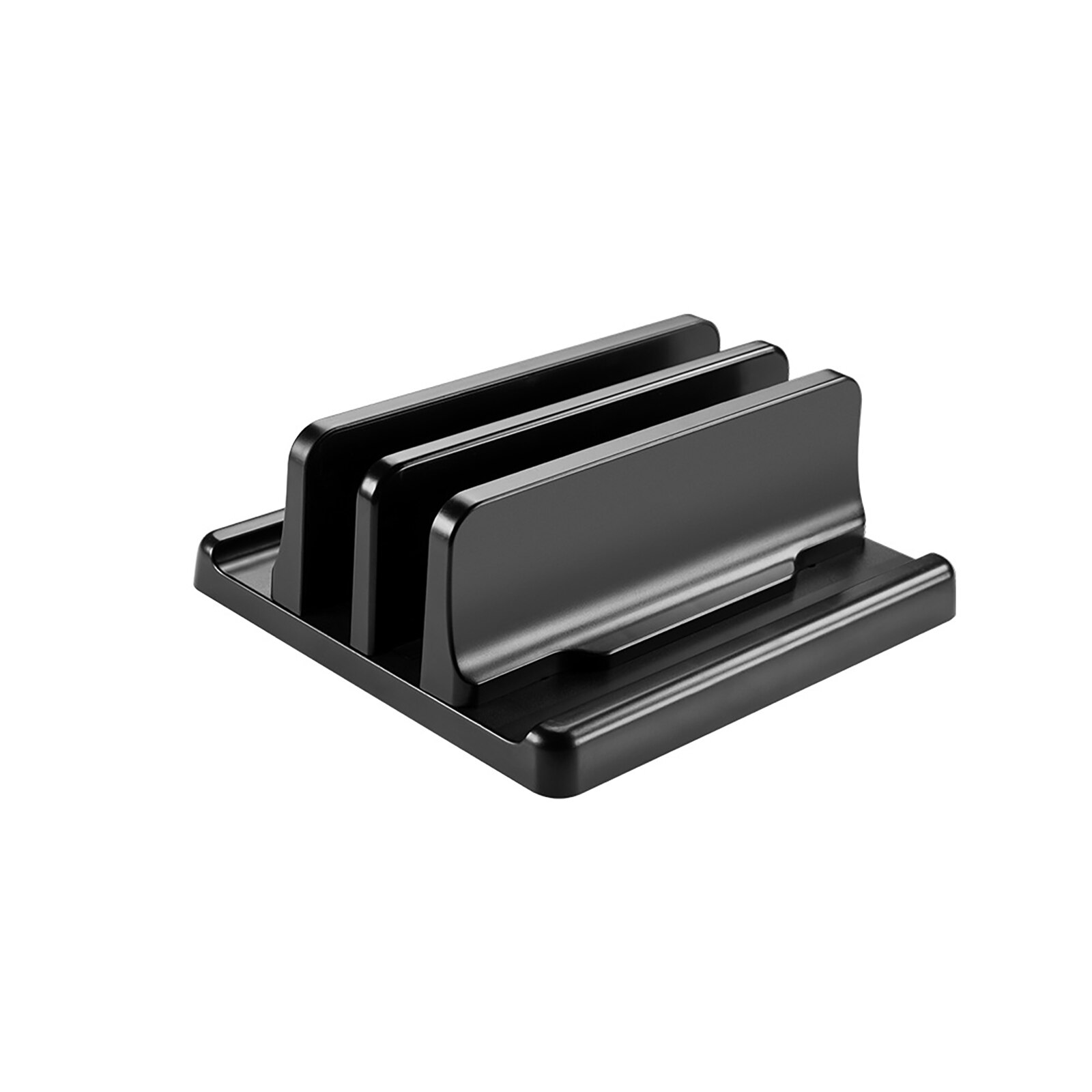 Vertical Laptop Stand For Macbook Air Pro 13 15 16 Desktop Aluminum Stand With Adjustable Dock Size For Notebook Stand: Default Title