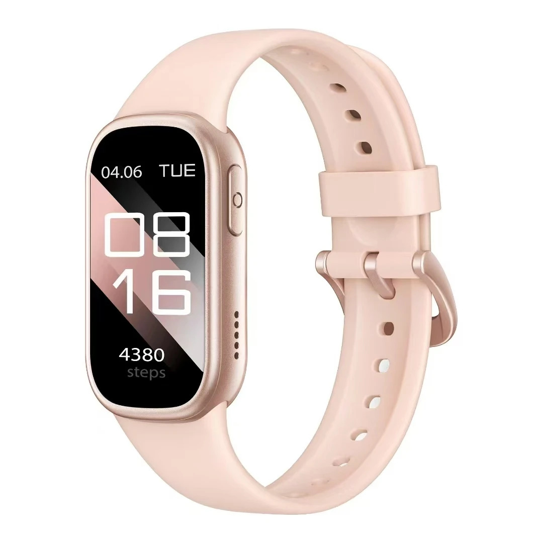 Moda Sport Smart Watch Promemoria messaggio meteorologico Monitoraggio del sonno Smartband Fitness Outdoor Tracker Bracciale impermeabile 2025: Rosa