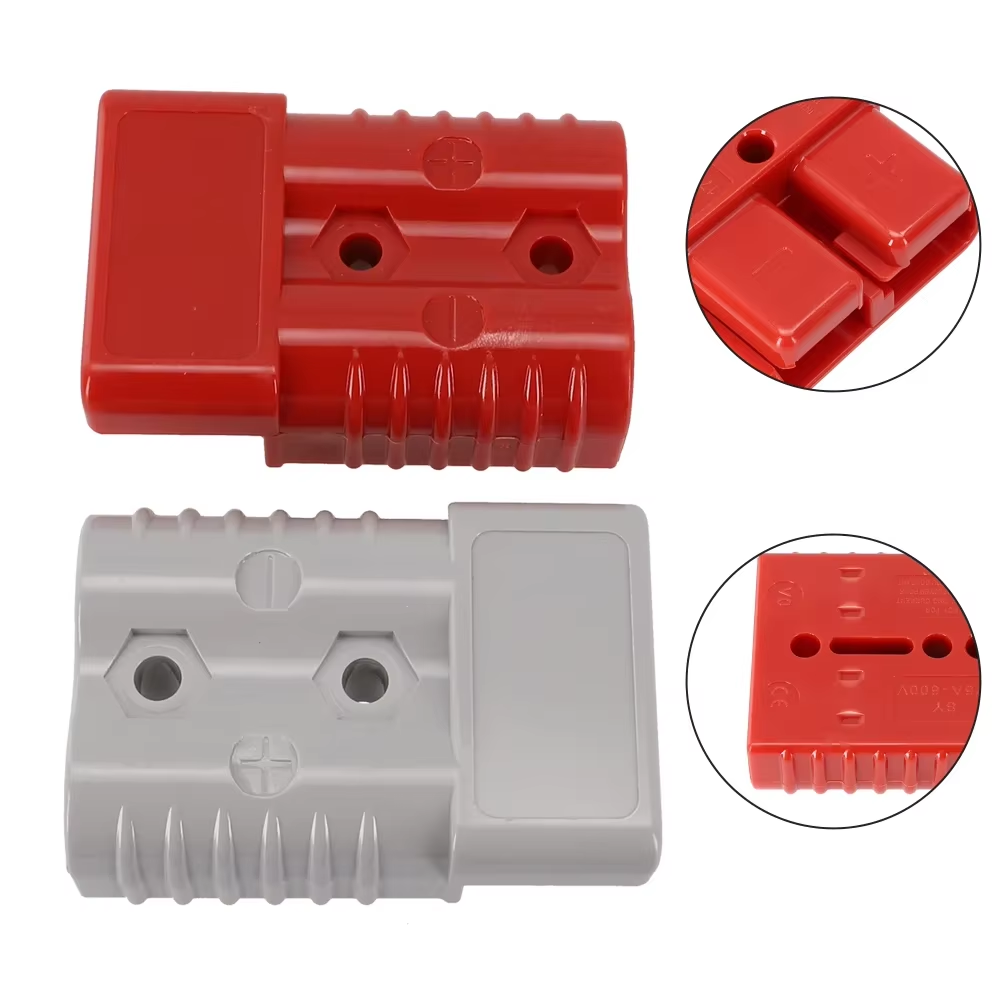 2/4/6PCS Anderson 50A 120A 175A 350A 600V Plug Cable Terminal Battery Power Connector Kit Quick Plug Battery Charging Connector