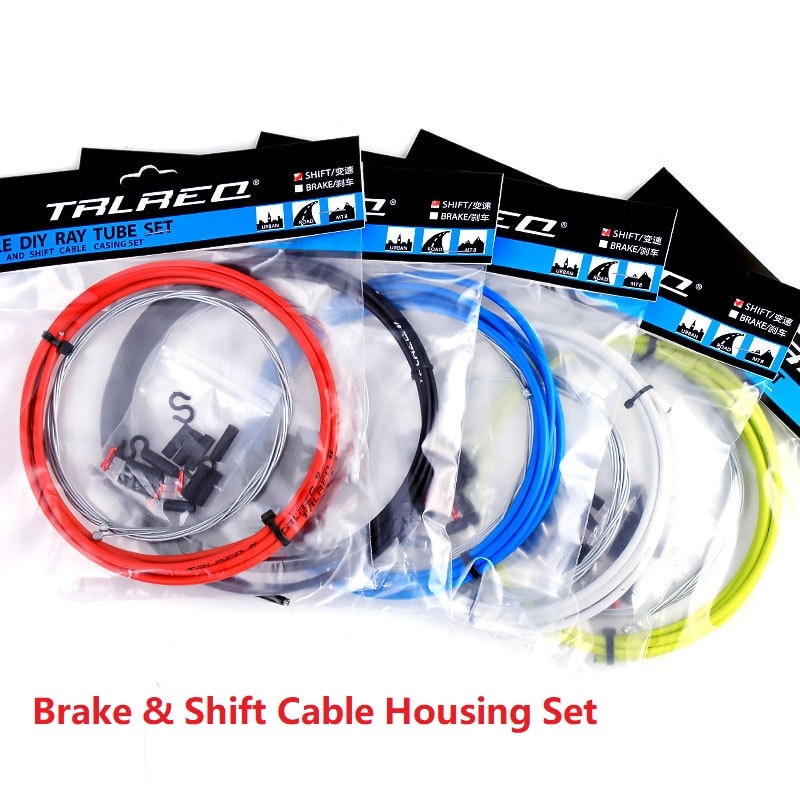 Cycling Bicycle Shift & Brake Cable Housing Set Mountain Bike Road Bicycle Brake & Shifter Cable Housing