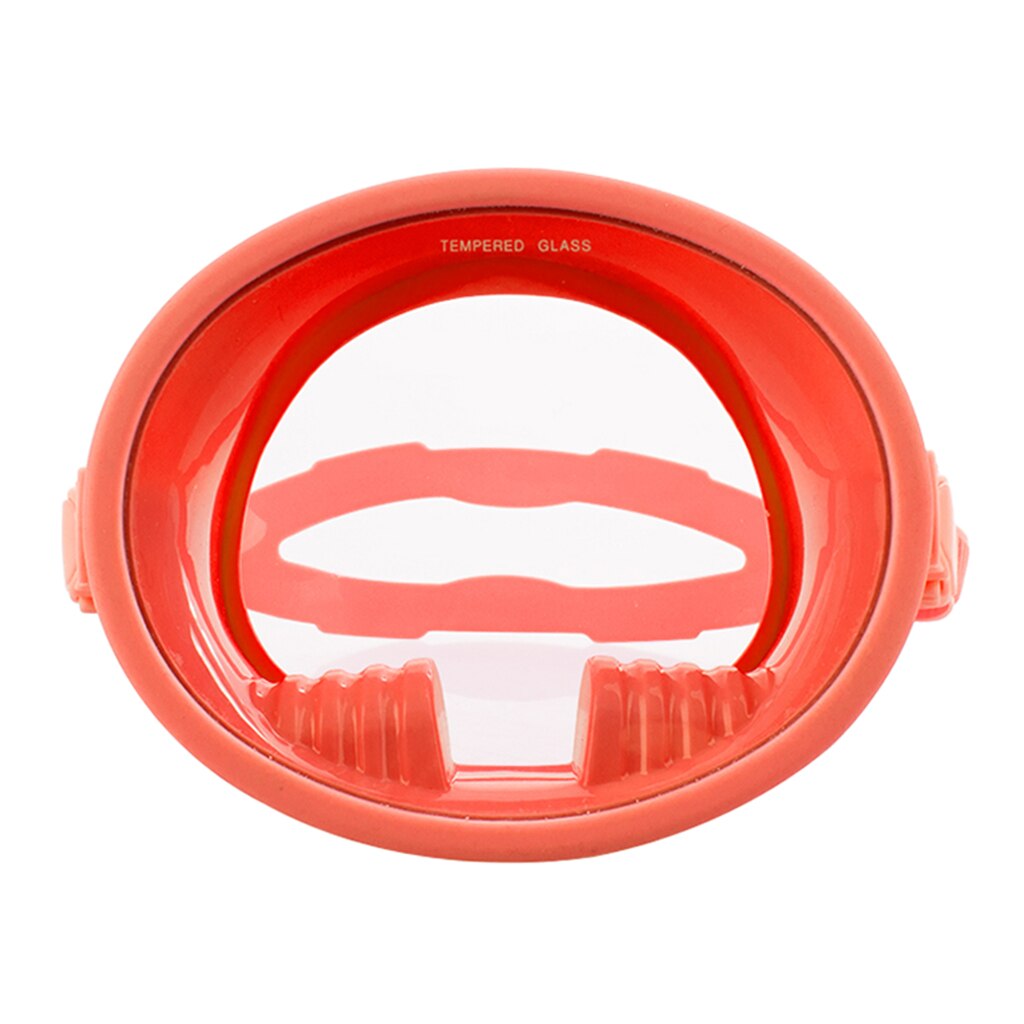 Duiken, vrijduiken, volledig gezichtsmasker, snorkelen, spiegel, zwemuitrusting, breedbeeldbril: Oranje