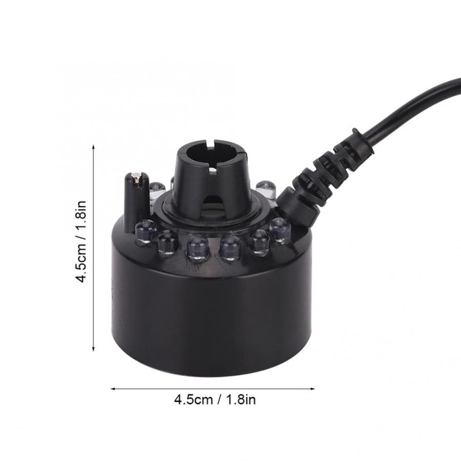 Aquarium Diy CO2 Generator System Kit Black Aquarium 12 Led Licht Ultrasone Mist Maker Verstuiver Fontein Vijver Indoor