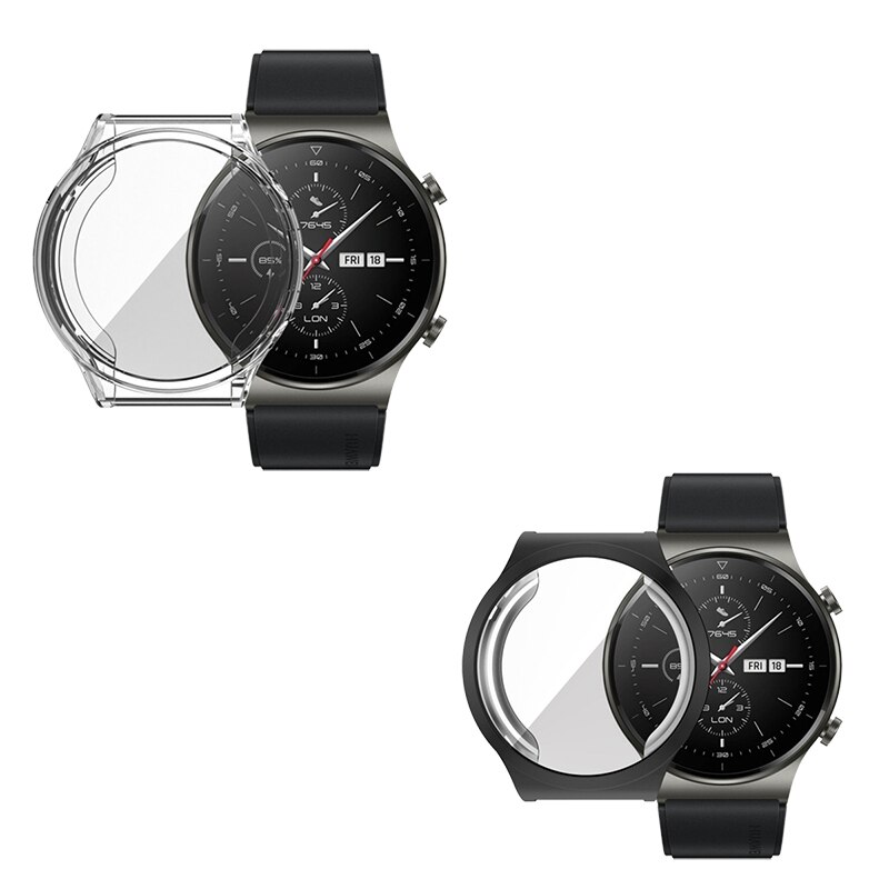 TPU Soft Full Screen Protector Case For Huawei Watch GT 2 Pro Shell Edge Frame GT2 pro Protective Bumper Cover