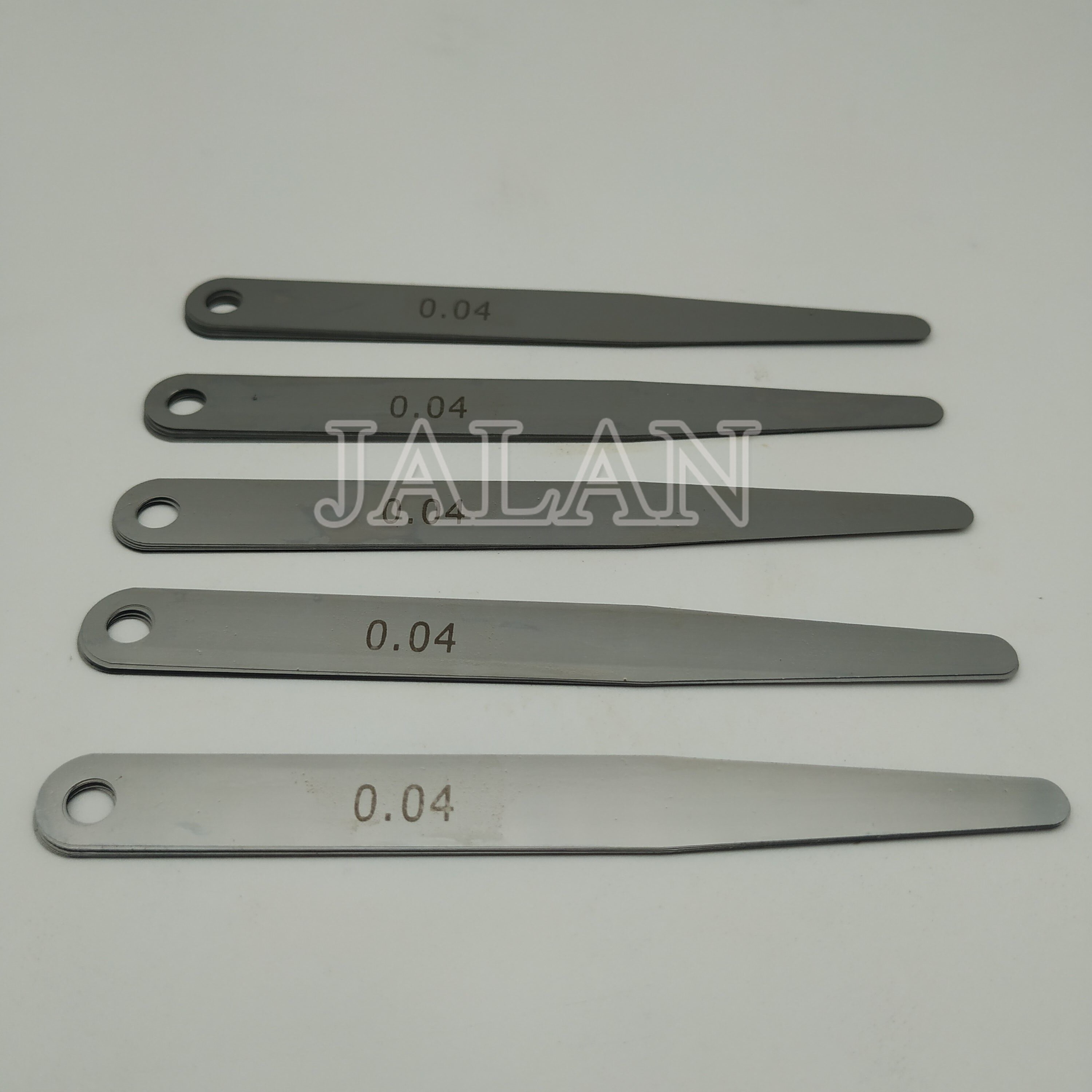 Super Thin Metal Feeler Gauge 100pcs 0.03/0.04/0.05mm/0.07mm Mobile Phone OLED LCD Glass Separate Blade Remove Tool