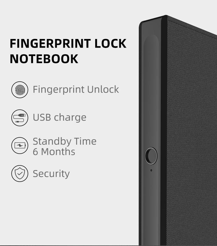 Fingerprint Lock Multi Function Management Book Pl... – Grandado