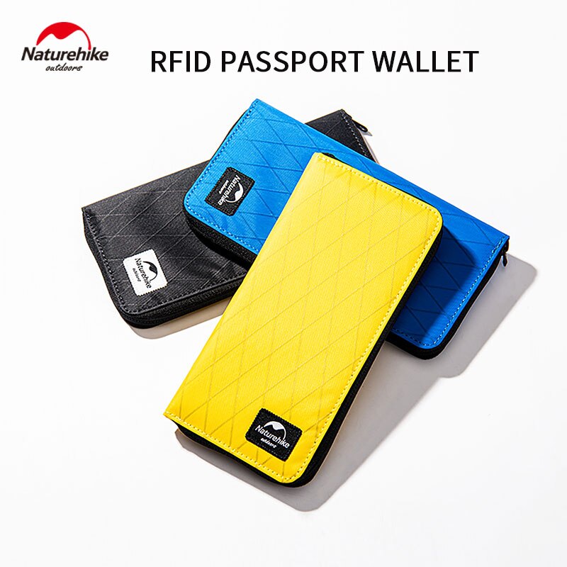 Naturehike Outdoor Ultralight RFID Blocking Anti Theft Travel Wallet Multifunctional Bag Ticket Card Business Passport ZT07