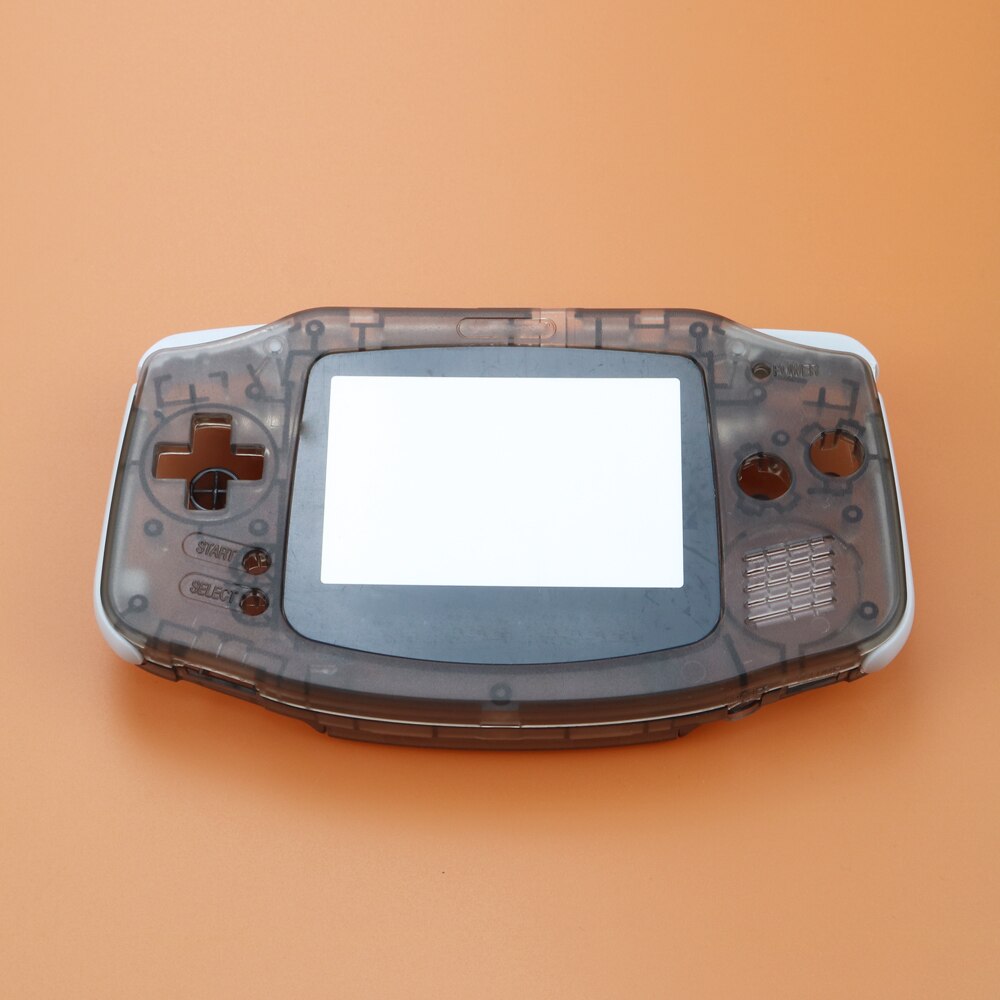 Full set housing shell cover case w/conductive rubber pad buttons+Screen Lens Protector for GameBoy Advance for GBA console: J