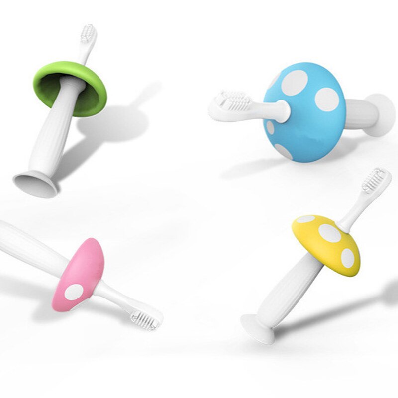 Baby Zahnbürste Karikatur Silikon Ausbildung Zahnbürste Baby Silikon Pinsel freundlicher Baby Zähne Pflege Bpa Frei Baby Beißringe