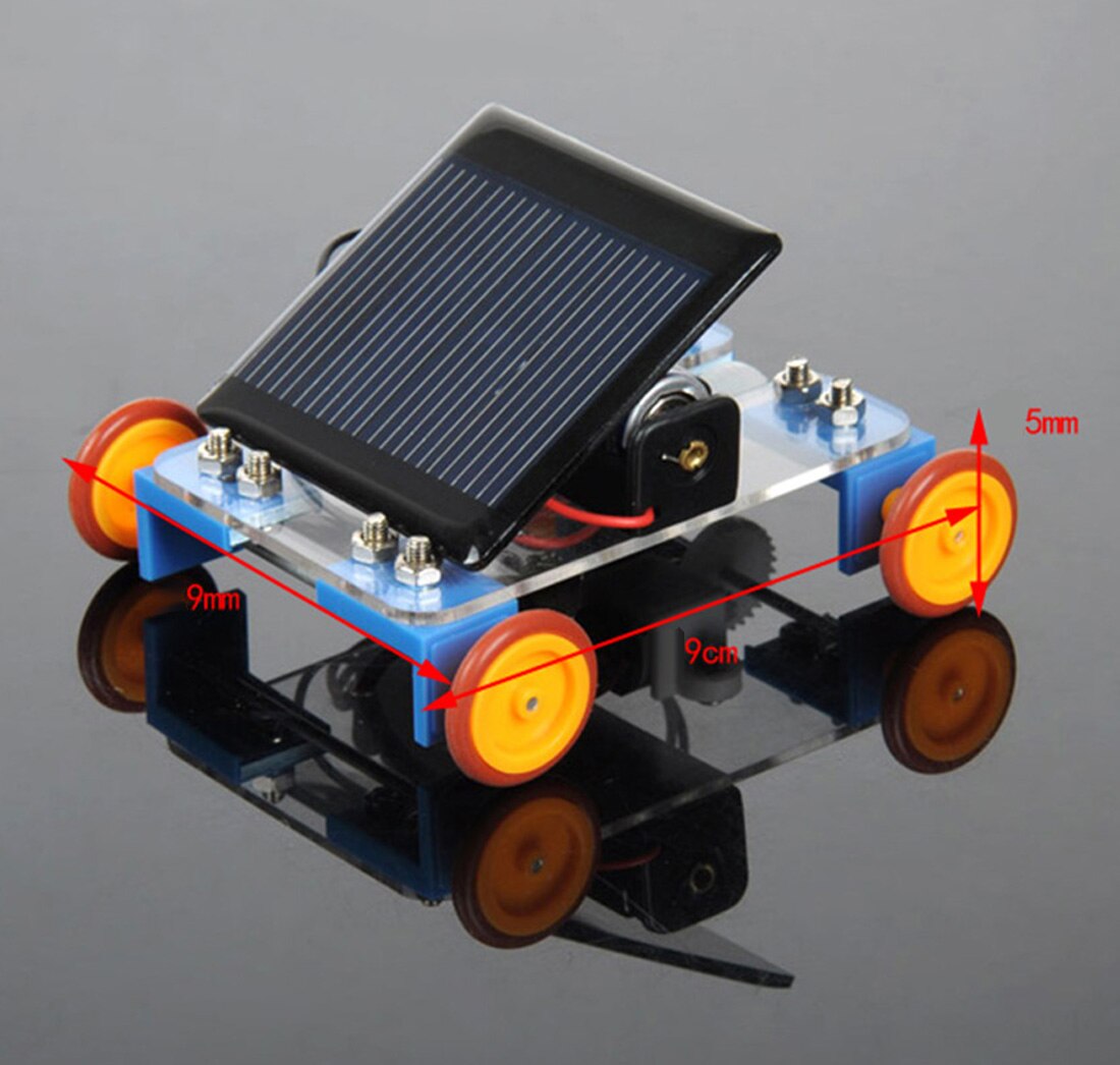 Feichao Science Experiment Solar Car Toys for Children DIY Assembled Energy Solar Powered Toy Car Robot Kit Educational Toys