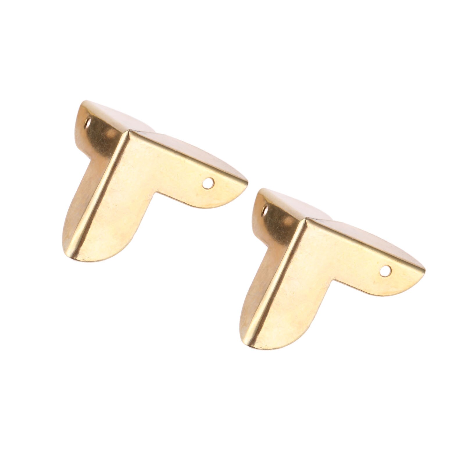 8pcs Antique Gold Box Corner Brackets Decorative Protector For Notebook Menus Photo Frame Furniture Hardware 22*22*23mm