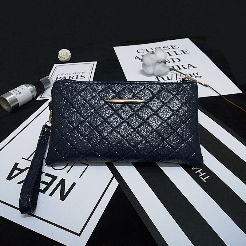 Ladies'wallet Pu Kleine Verandering Portemonnee Mobiele Telefoon Tas Handtas Mode Portemonnees Flap