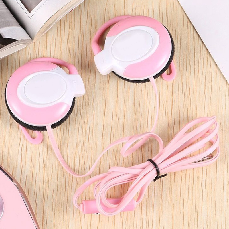 Bedrade Koptelefoon Stereo 3.5Mm Oor Haak Muziek Game Oortelefoon Met Microfoon Voor Mobiele Telefoon Pc Laptop Mp3 Mp4 Bedrade Headset