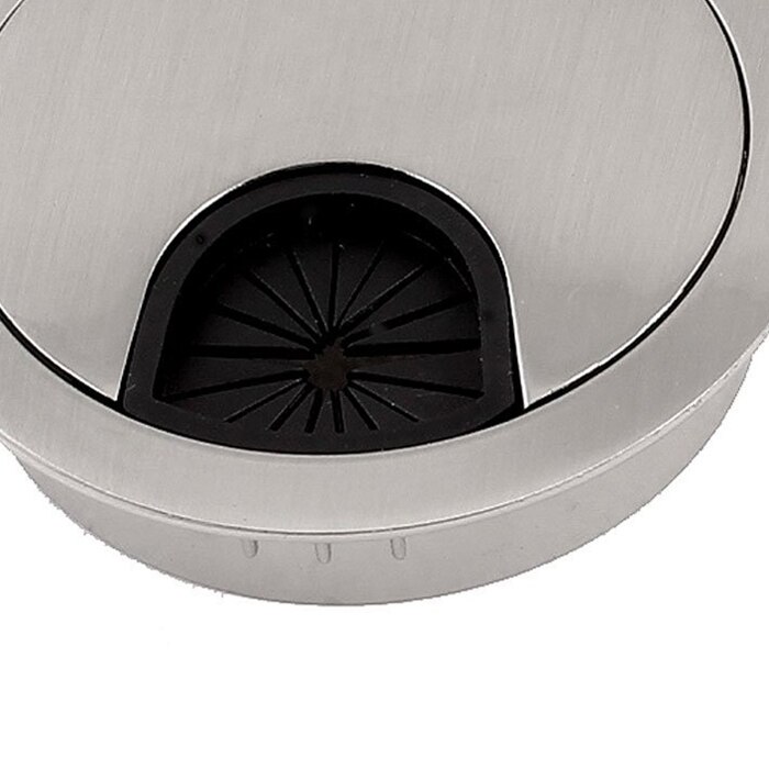 SOSW-PC Computer Rvs 50Mm Dia Bureau Grommets Kabel Gat Covers