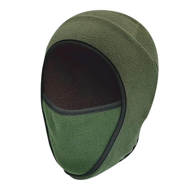 Men and Women Winter Balaclavas Polar Fleece Masks Ear Protection Windproof Outdoor Riding Fishing Protective Balaclava Masks: Army Green