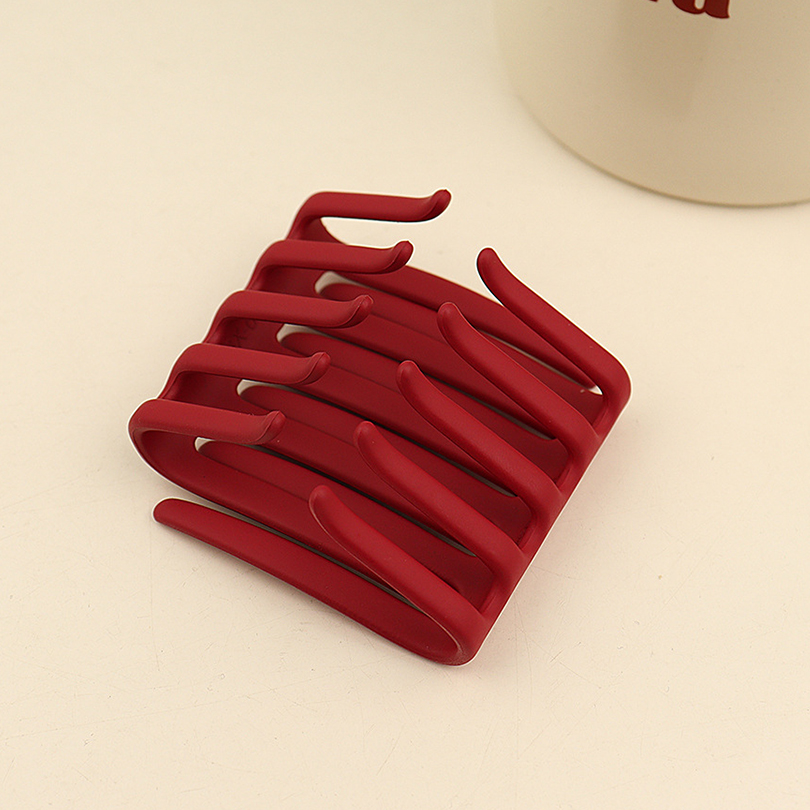 Fermaglio per capelli elasticizzato Doppio lato Pettine per capelli da donna coda di cavallo Mohawk Accessori per creatori di panini facile strumento per lo messa in piega dei capelli ricci spessi Artiglio per capelli: giallo