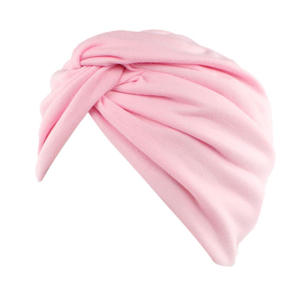 coton Spa Casquette Femmes Cancer Chimio Bonnet Écharpe Turban Tête Chapeau Muts En Sjaal Foulard Musulman Femmes Os Chapeau: Rose