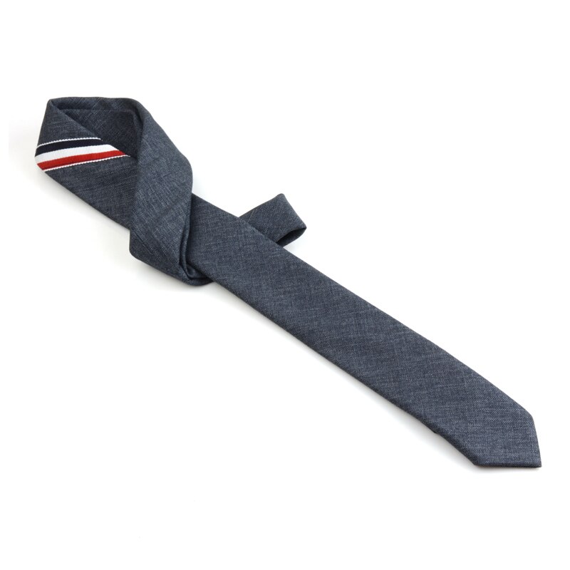 Novo 5cm laços para o homem clássico listra sólido algodão vintage gravata negócios festa de casamento gravatas festa jacquard laços para o homem