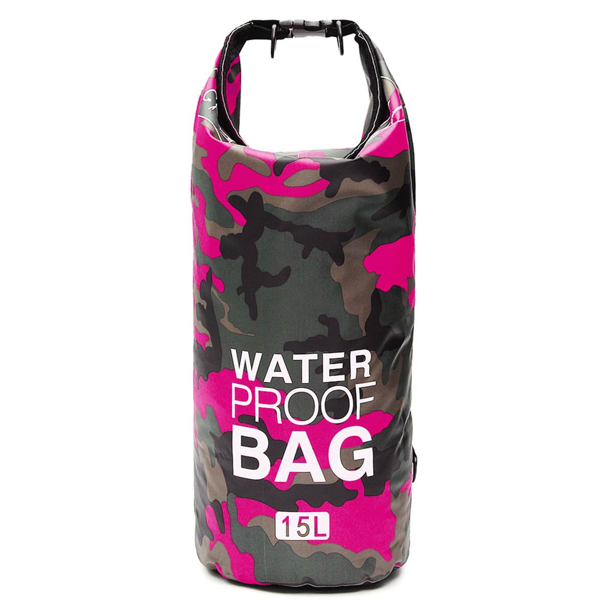 15L PVC Waterproof Dry Bag Camp Outdoor Camouflage Diving Foldable Man Women Beach Swimming Bag Rafting River Ocean backpack: 3