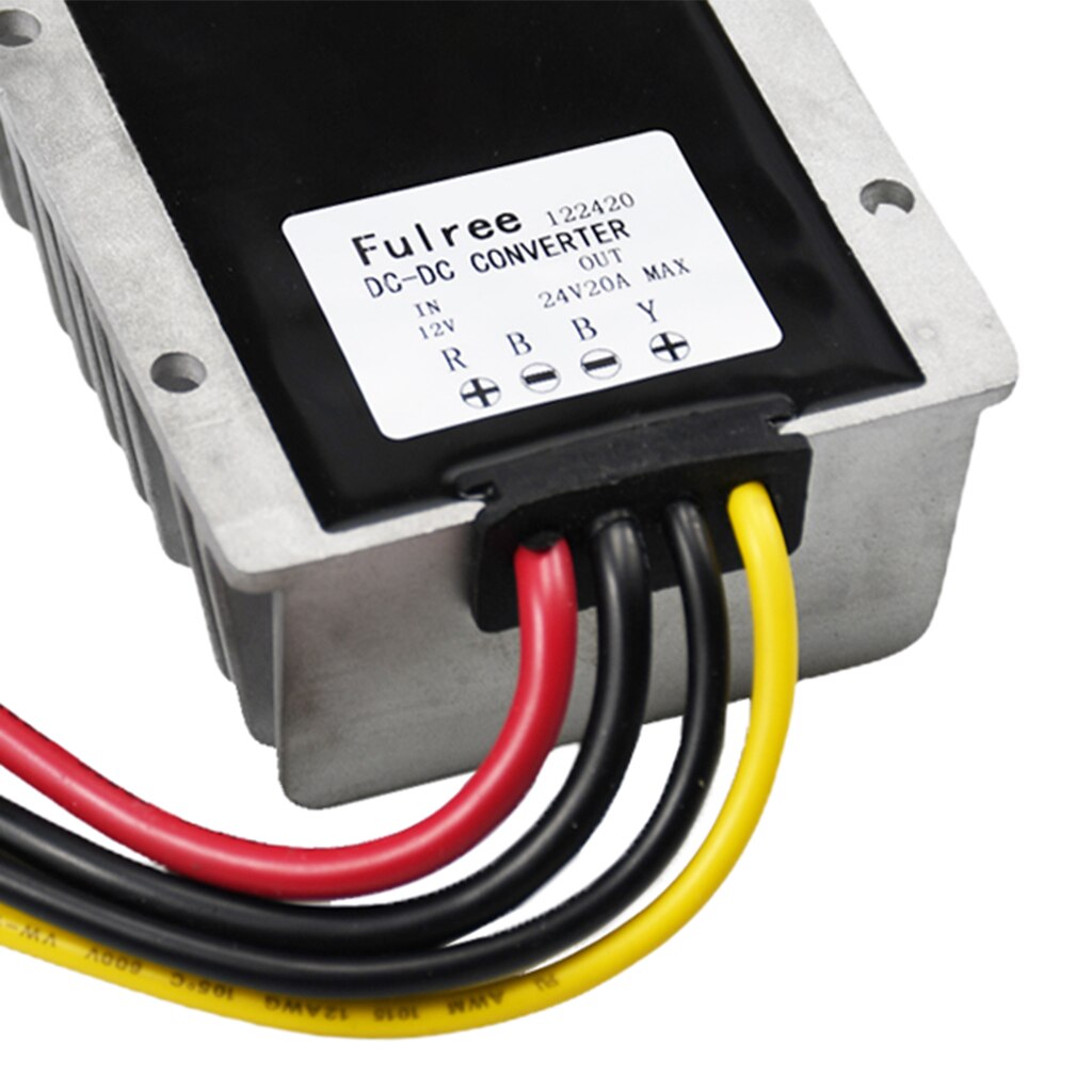 Voltage Regulator DC DC 10-23V Step UP to DC 24V 20A Buck Transformer 12V to 24V Converter