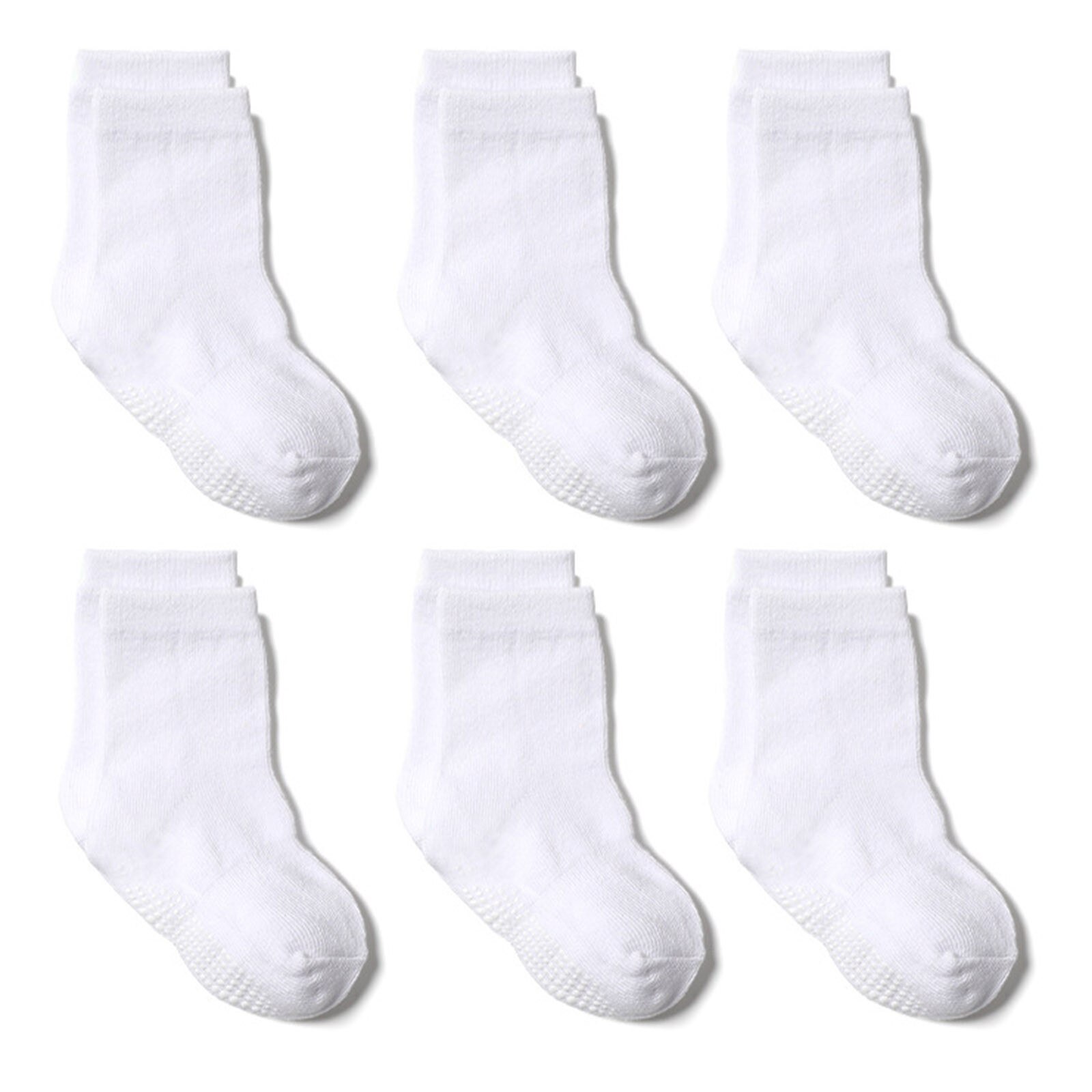 25 #6 Pairs Kleurrijke Peuter Kids Baby Jongens Meisjes Solid Anti-Slip Gebreide Warme Sokken Kamer Sokken Katoen lente Warm Casual