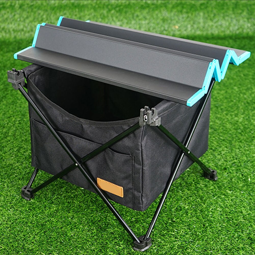 Vandtæt mesh foldebord til picnic oxford klud tilbehør køkken udendørs camping opbevaring nettet taske stor kapacitet hængende: 1