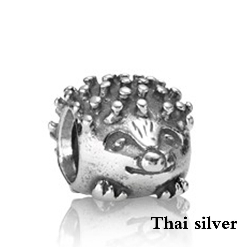2019 new Thai Argento Retro Serpente Frog Hedgehog Angelo Auto Regalo Torta Panda In Rilievo Collezione di Fascino Originale Stile In Edizione Limitata: Black