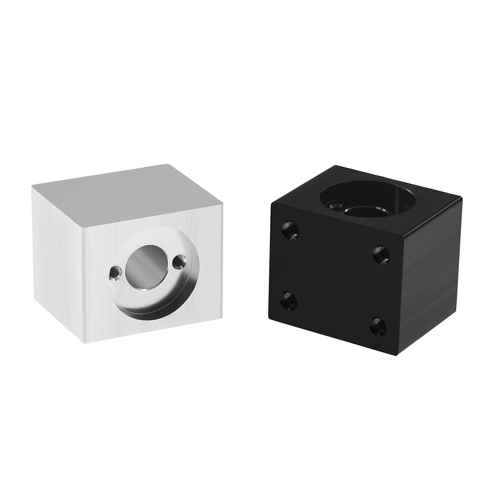 T8 Lood Schroef Moer Behuizing Beugel Voor 3D Printer Onderdelen T8 Trapeziumvormige Lood Schroef Conversie Moer Zetel Aluminium Blok