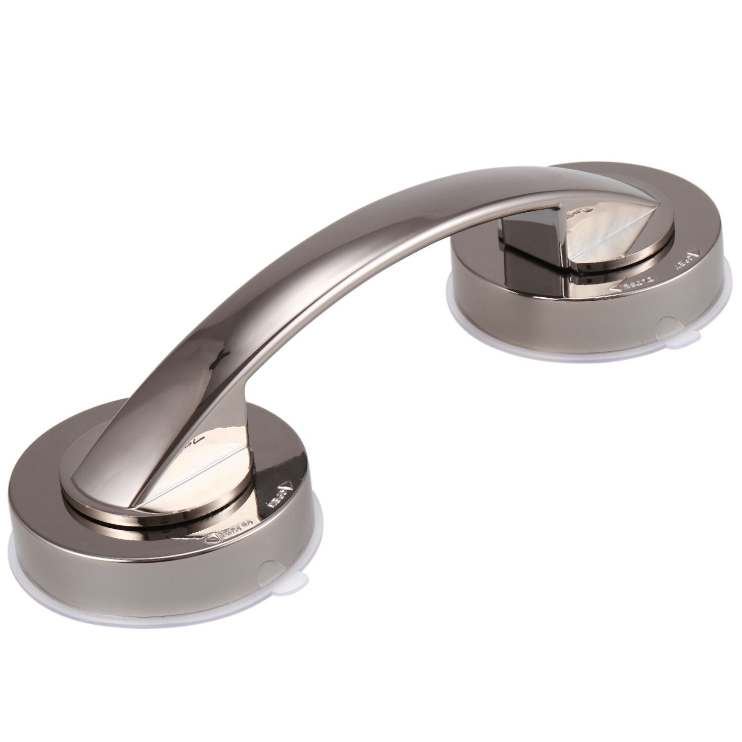 Poignée de sécurité pour porte en verre, 2 pièces, ventouse à vide noire, Super poignée pour salle de bains
