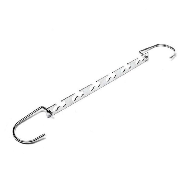 Wielofunkcyjny magiczny wieszak domowy Multi otwór magiczny wieszak na ubrania metalowy haczyk robić przechowywania: 6-hole / 4szt