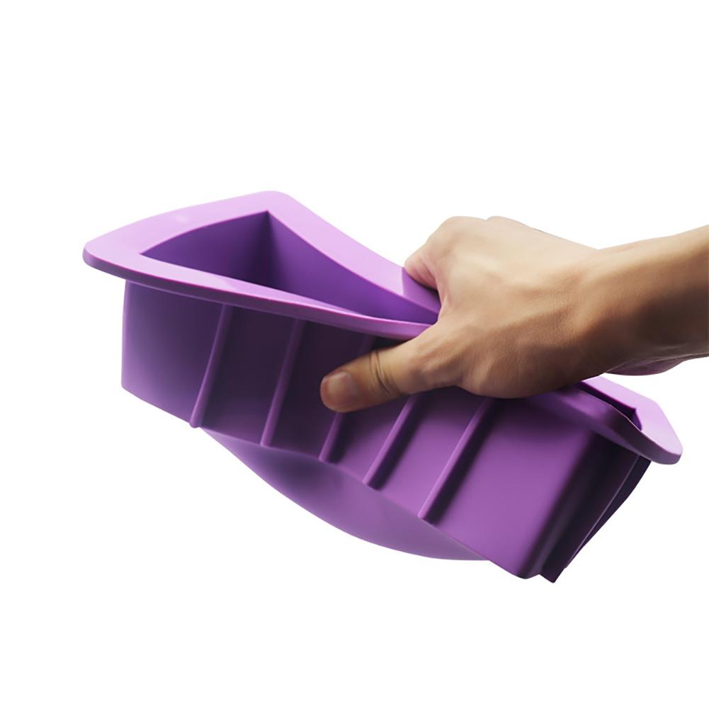 Rectangle Silicone Soap Mold 38 Oz 1000ml Flexible Easy Removal DIY Handmade Soap Mould Muffin Loaf Making Mould