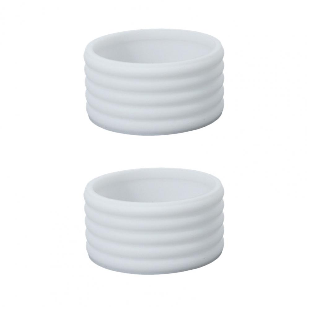 2Pcs Stretchy Tennis Racket Handle's Rubber Ring Pickleball Paddle Grip Band Tennis Racket Grip Band Anti-slip Paddle Band: Red