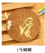 Marcapáginas de latón con forma de mariposa, marcador con forma de libélula, Marcadores de libro, promocional, 1 Uds.: Style 1