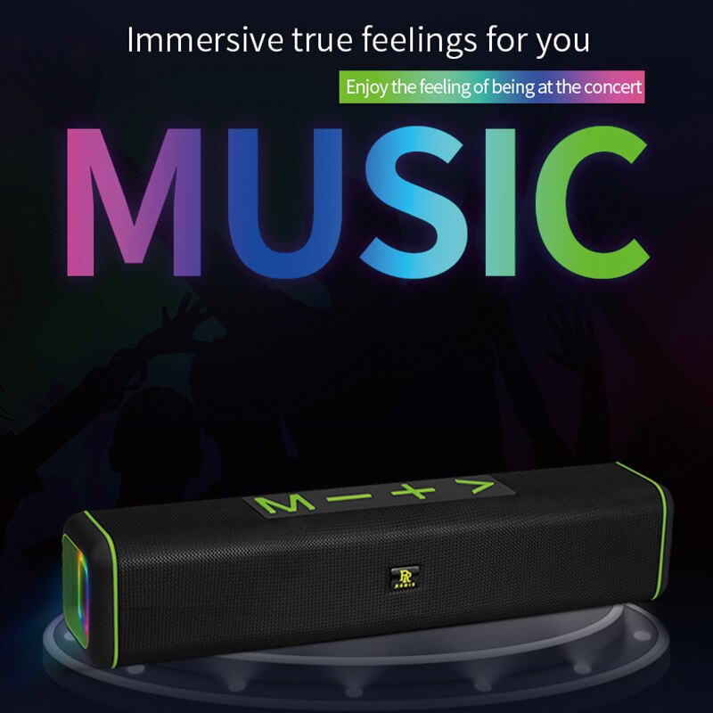 9D Stereo Geluid Bar Bluetooth Speakers Voor Computer Pc Laptop Volledige Bereik Soundbar Subwoofer Kolom Tv Home Theater Caixa De som